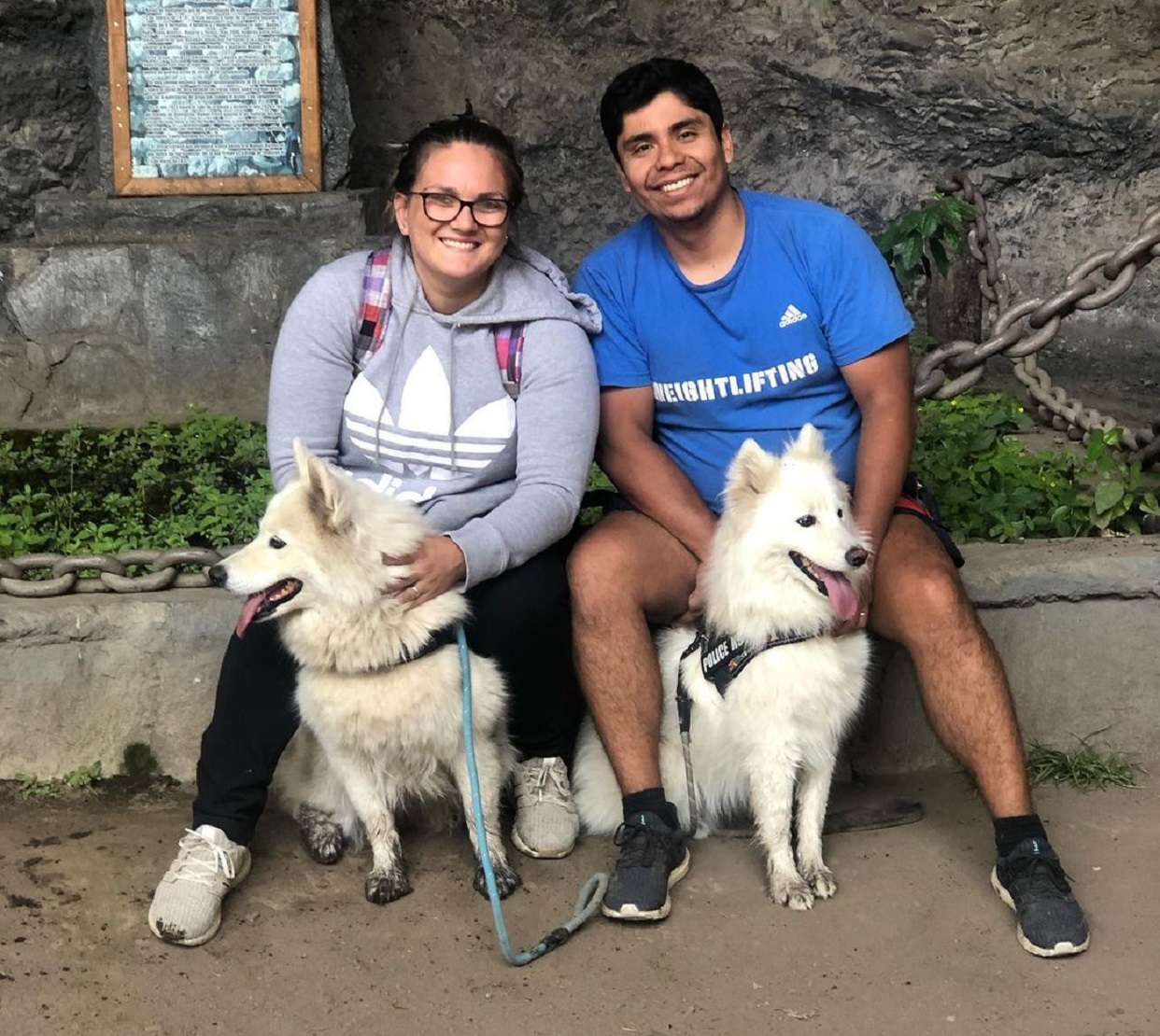 Fernanda Valdés y su esposo