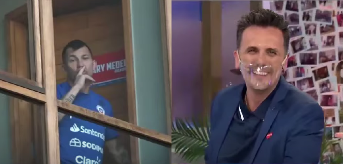 Gary Medel interrumpió despacho de Aquí somos todos para pedir silencio: jugadores estaban durmiendo