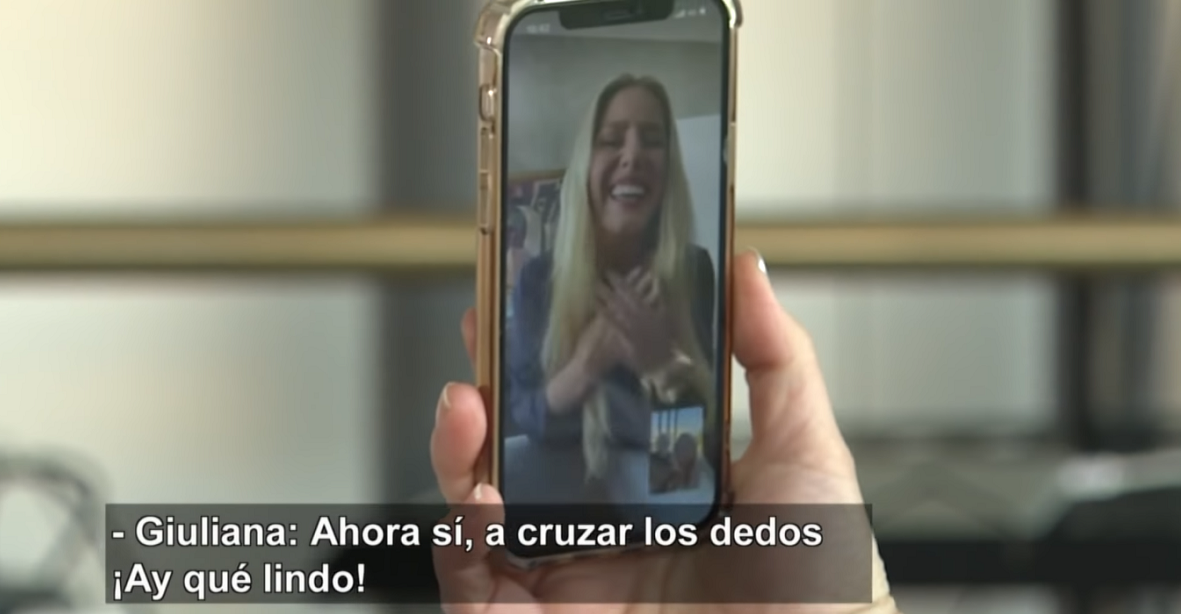 Kenita Larraín se emocionó al recibir saludo de Giuliana Sotela en El Discípulo del Chef