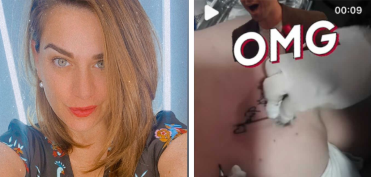Ingrid Cruz fue sorprendida por fan con particular acción: se tatuó su nombre