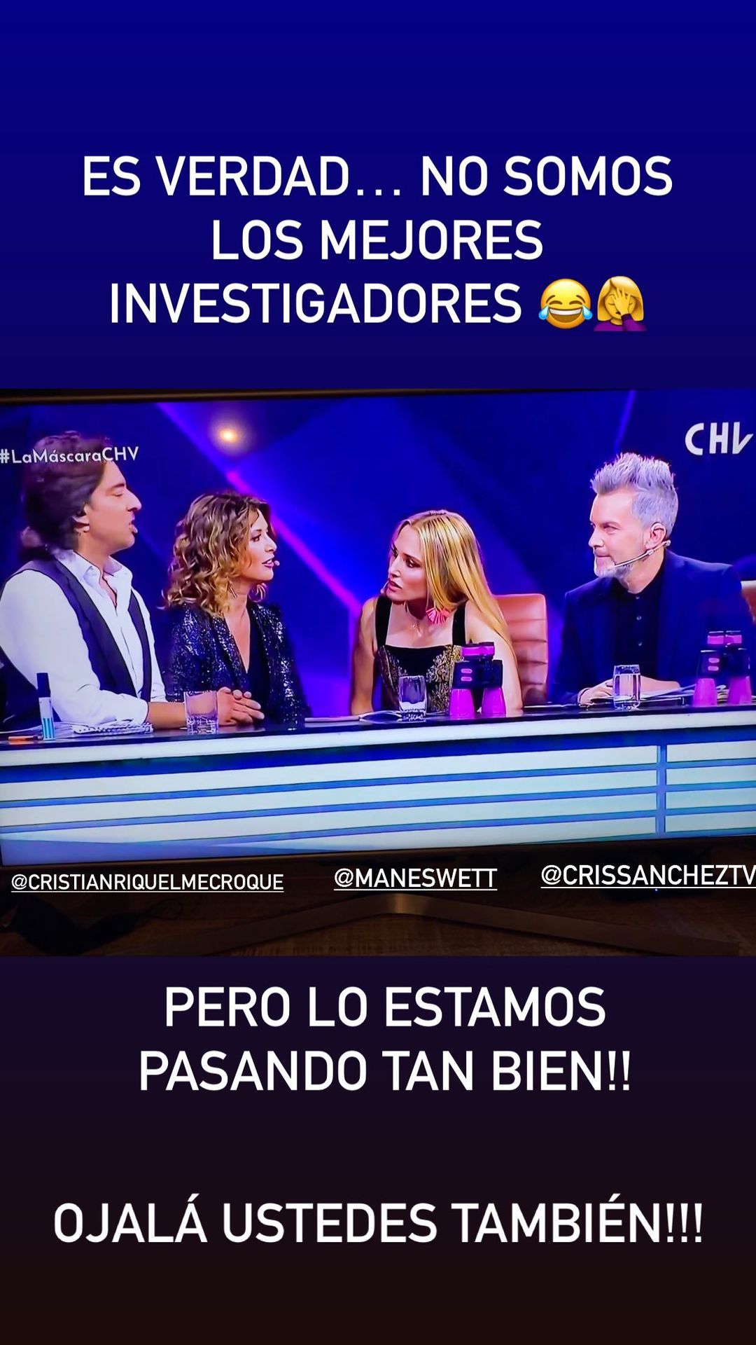 Macarena Pizarro respondió a críticas en ¿Quién es la máscara?