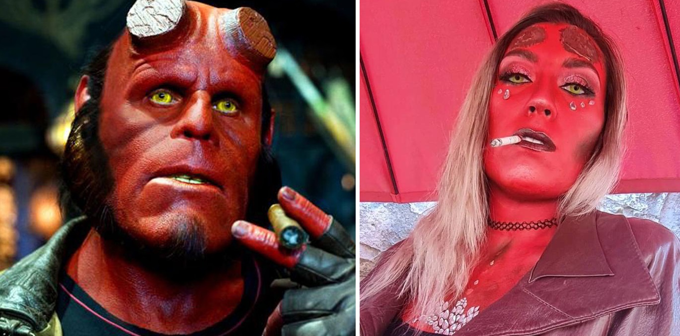 Maquillaje Halloween hija Paty Maldonado