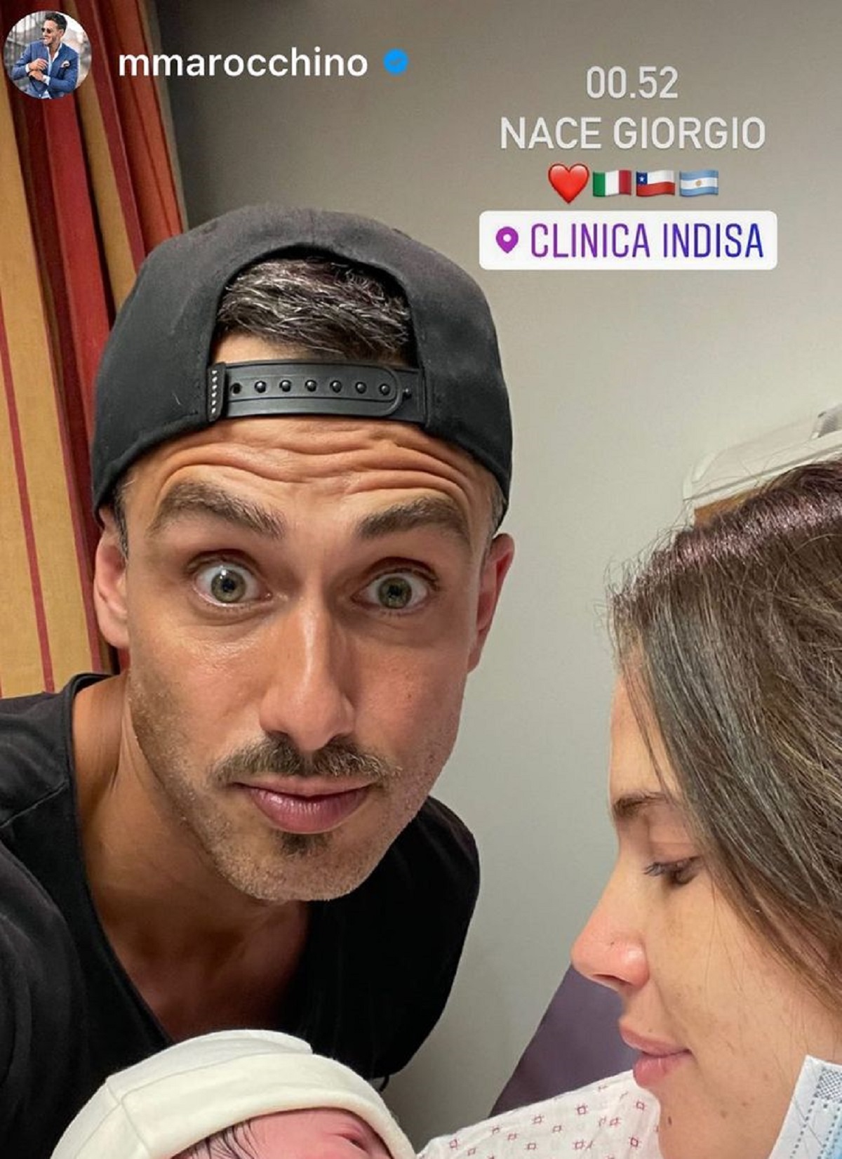 Marcelo Marocchino dio la bienvenida junto a Magui Benet a su segundo hijo