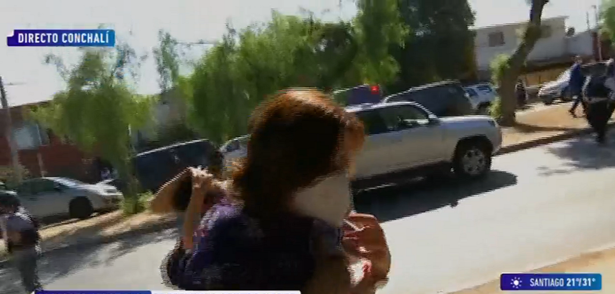 Equipo de Mucho Gusto vivió tenso despacho al cubrir brutal caso en Conchalí: les lanzaron piedras