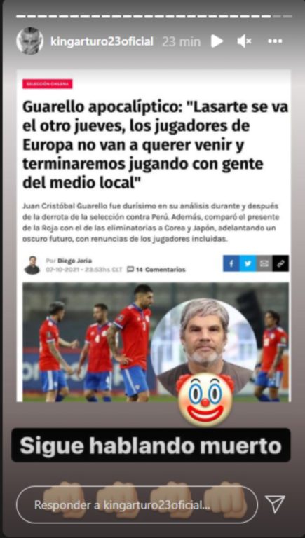 Vidal y Guarello protagonizan tenso cruce por crítica a Chile