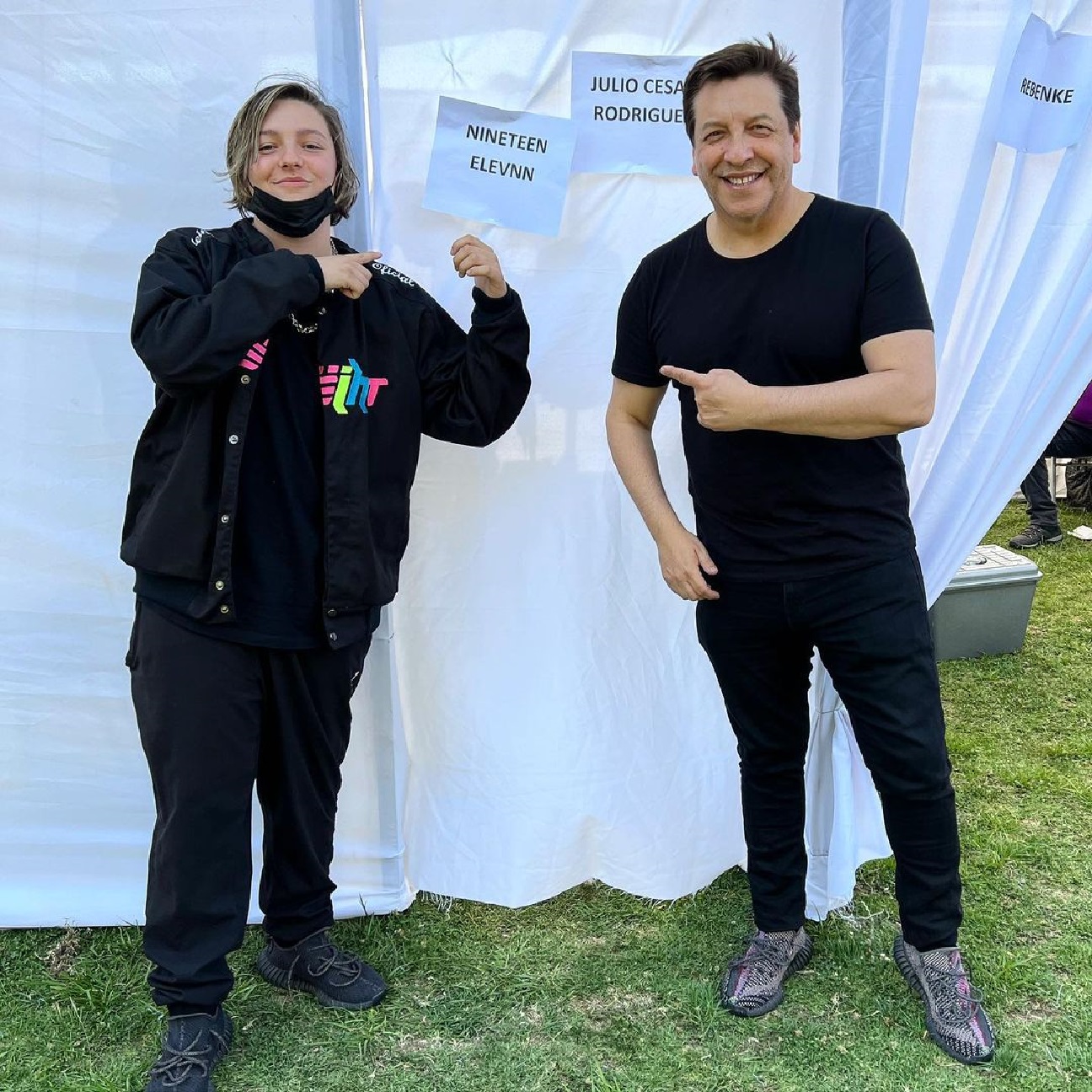 Julio César y su hijo Joaquín