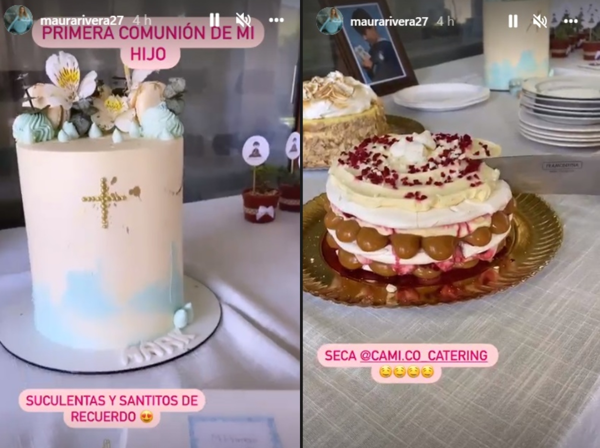 Primera comunión del hijo de Maura Rivera 