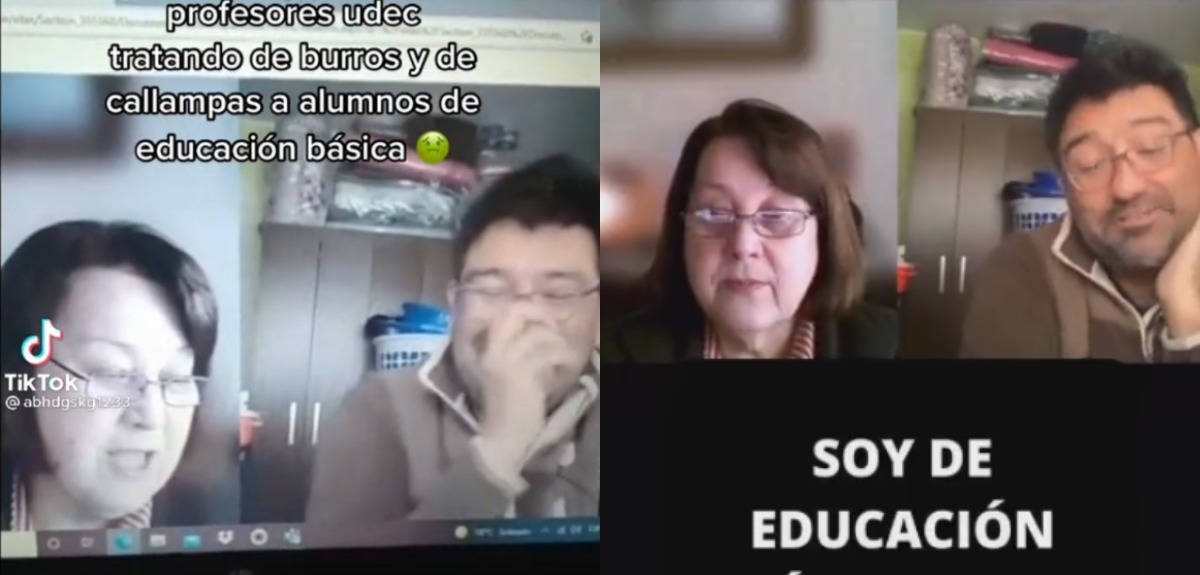 Profesora UdeC fue sorprendida insultando a estudiantes tras clase virtual: 