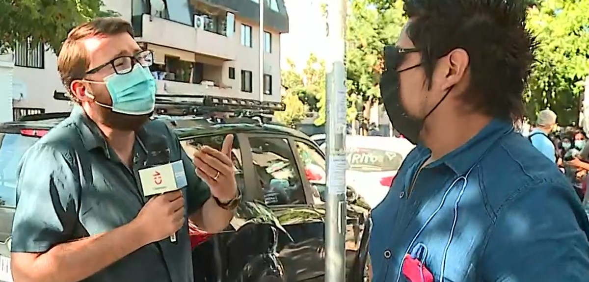 Notero de Contigo en la mañana perdió la paciencia con entrevistado antivacuna: “No te calientes”