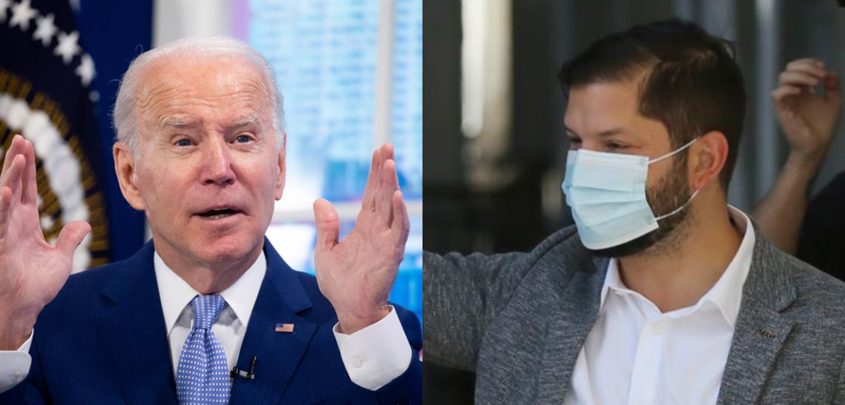 Boric recibió llamada de Biden: lo felicitó y envió condolencias por muerte de joven chilena en EEUU