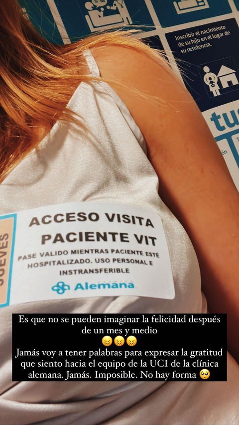 Kel Calderón visita a su padre en la clínica