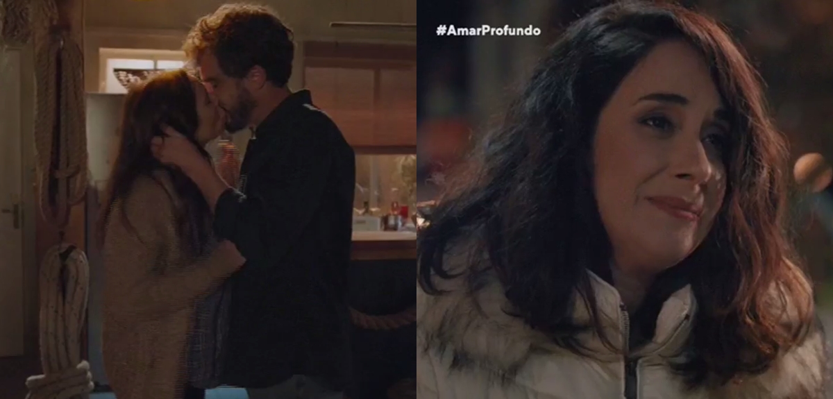 Esperada escena de beso de Fabián y Tamara en 