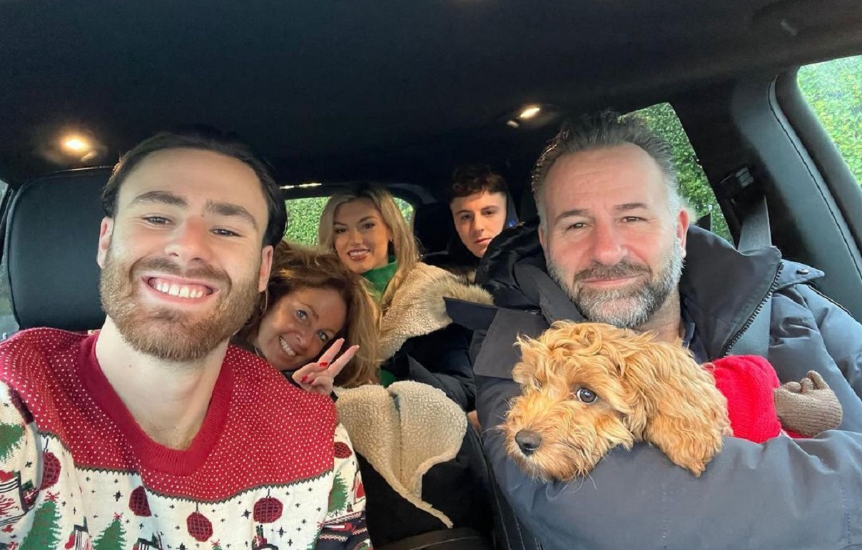 Ben Brereton y familia