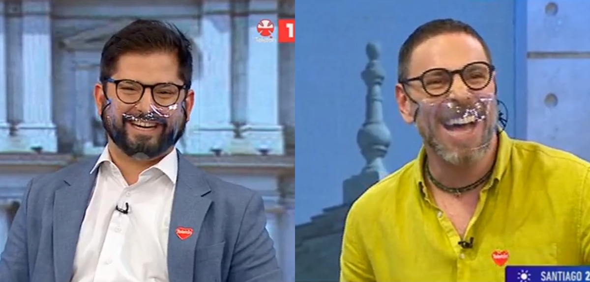 Gabriel Boric sacó risas en Mucho Gusto tras broma a Neme por su pantalón: hizo alusión a 'Friends'