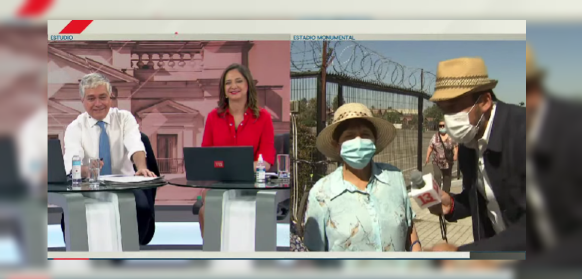 Particular look de Alfonso Concha durante móvil desató las bromas de Iván Valenzuela y Mónica Pérez