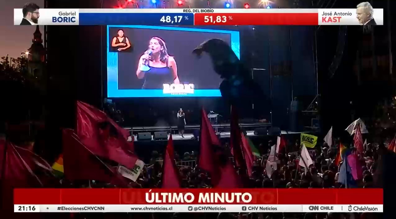 Mariana Loyola dedicó emotivo discurso tras victoria de Gabriel Boric: “Vamos a ser un mejor país”