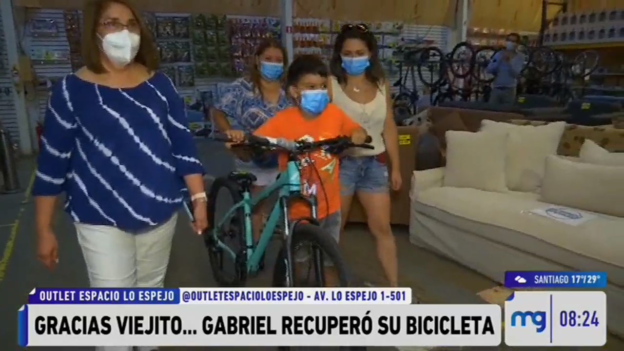 José Antonio Neme cumplió promesa a niño atropellado durante robo: le regaló bicicleta nueva