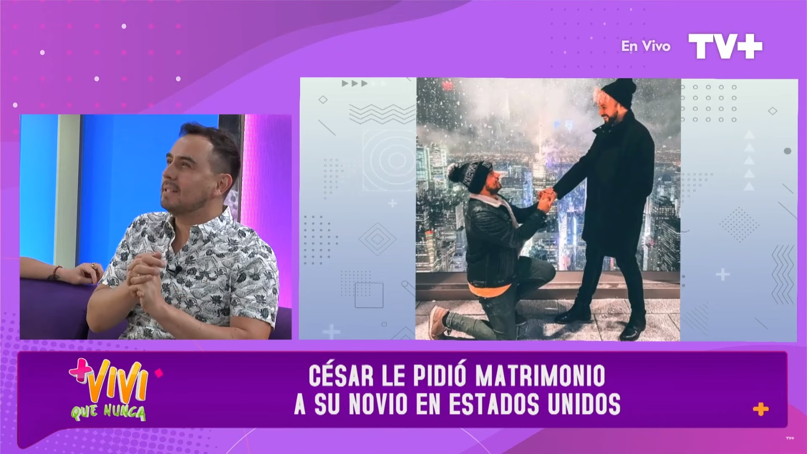 César Campos matrimonio