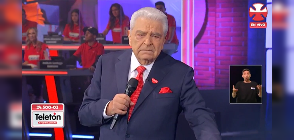 Don Francisco se quebró en inicio de la Teletón: entregó emotivo discurso