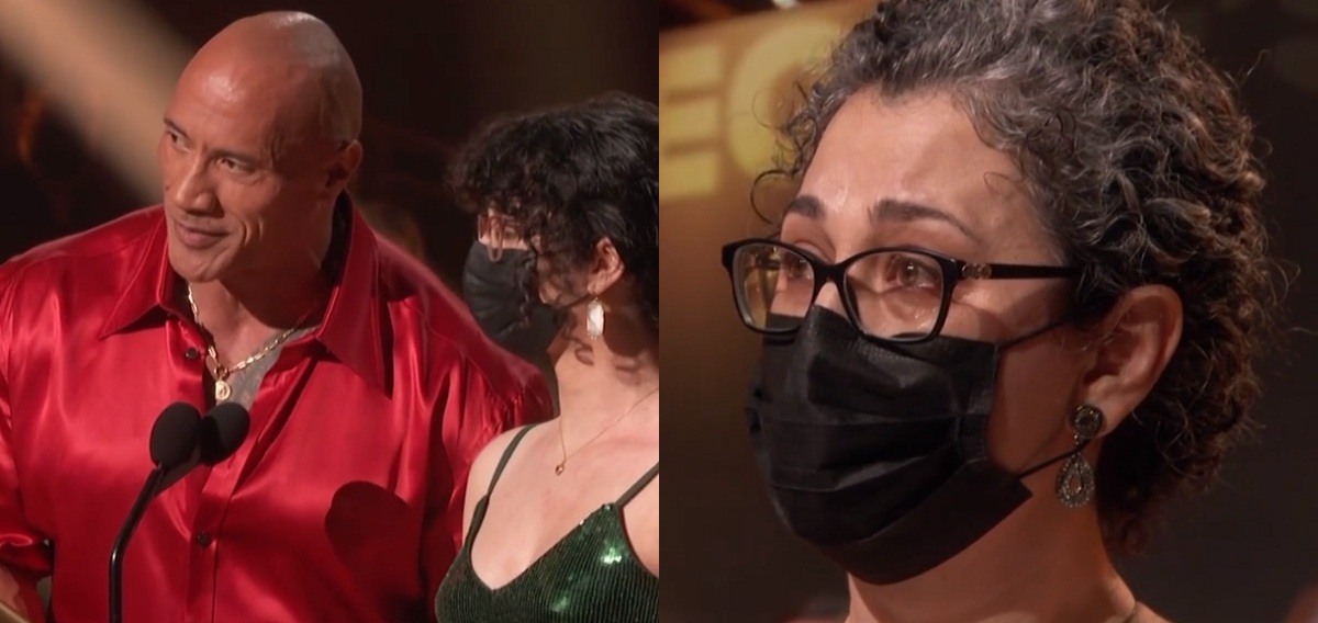 El aplaudido gesto de Dwayne Johnson en los People's Choice: obsequió su premio a joven enferma