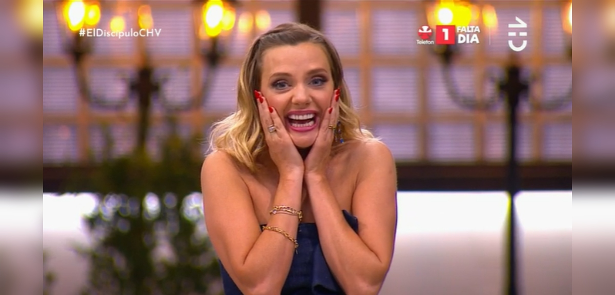 Emilia Daiber se sonrojó al confesar que invitado a 'El discípulo del chef' era su amor platónico