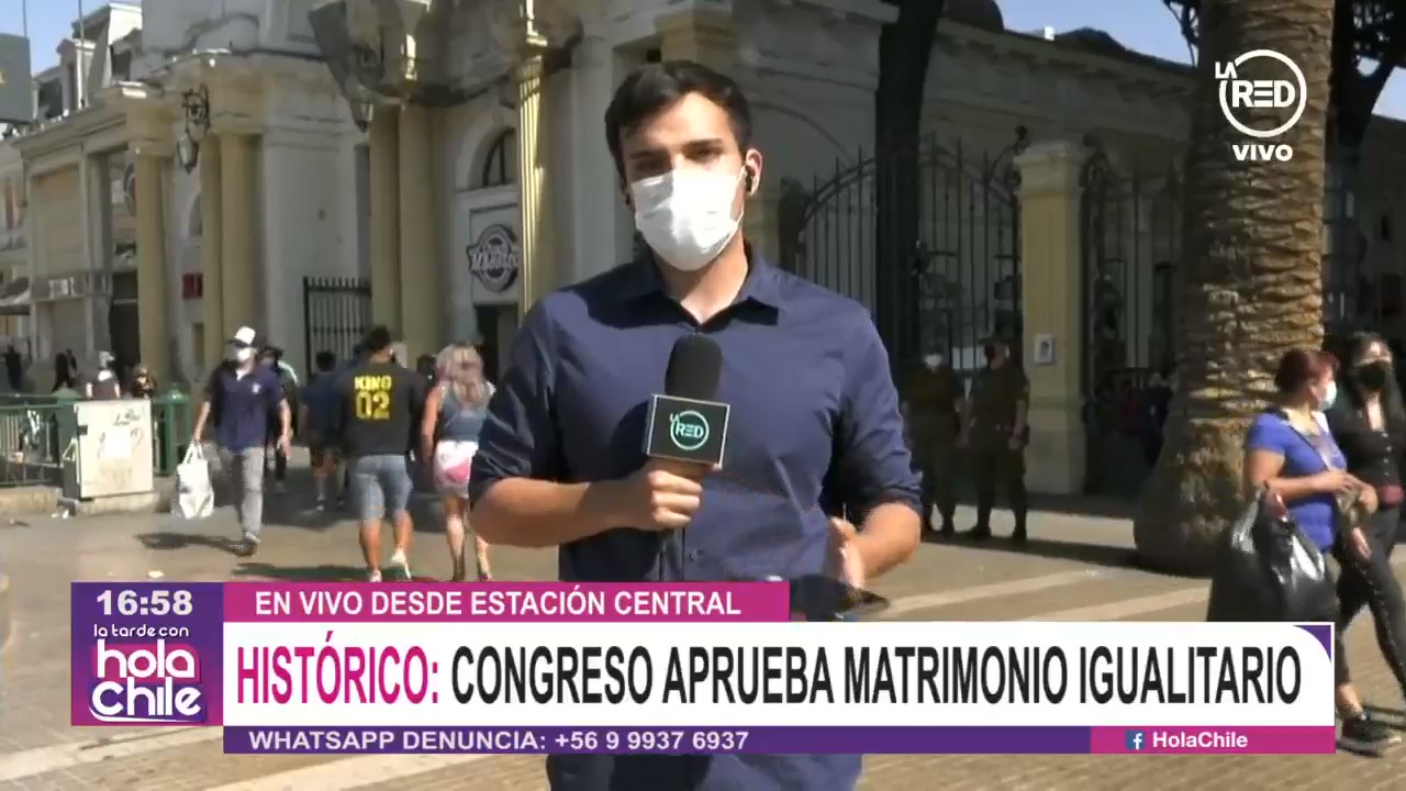 Aprobación de matrimonio igualitario emocionó a periodista de Hola Chile: "Es lo que se espera"
