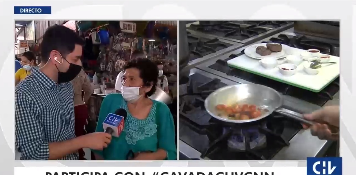 Entrevistada saludó a 