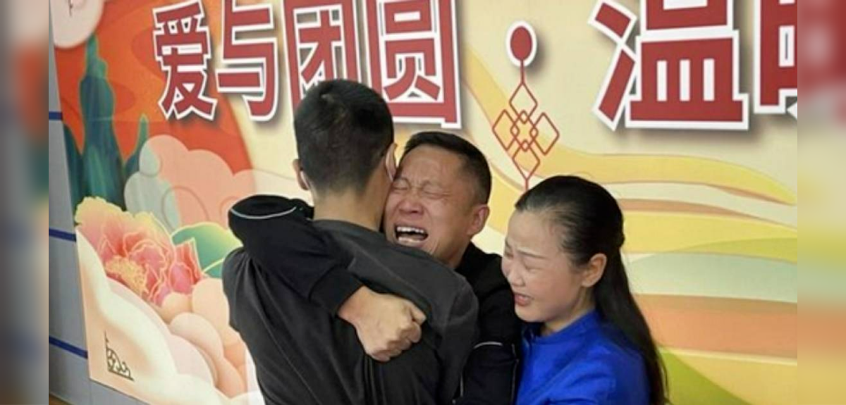 Familia china vuelve a reunirse con su hijo secuestrado hace 14 años: caso inspiró una película