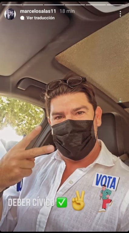 Marcelo Salas hizo guiño a candidato