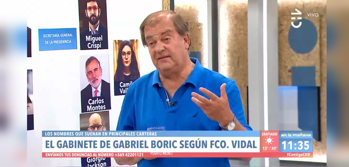 Francisco Vidal y sus apuestas para gabinete de Boric: fichó a Jackson y Vallejo en carteras claves
