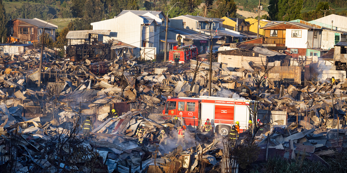 Fiscalía investiga posible intervención de terceros en origen de grave incendio en Castro