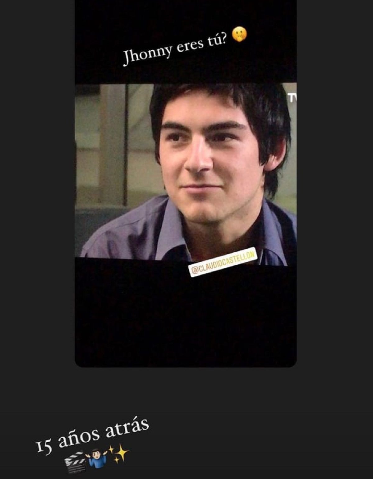 Claudio Castellón apareció en antiguo episodio de El día menos pensado