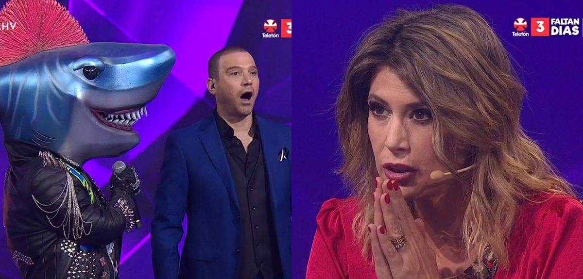 '¿Quién es la máscara?': la confesión amorosa de Tiburón que tomó por sorpresa a Macarena Pizarro