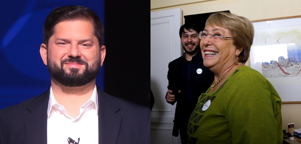 Michelle Bachelet anuncia su apoyo a Gabriel Boric: 