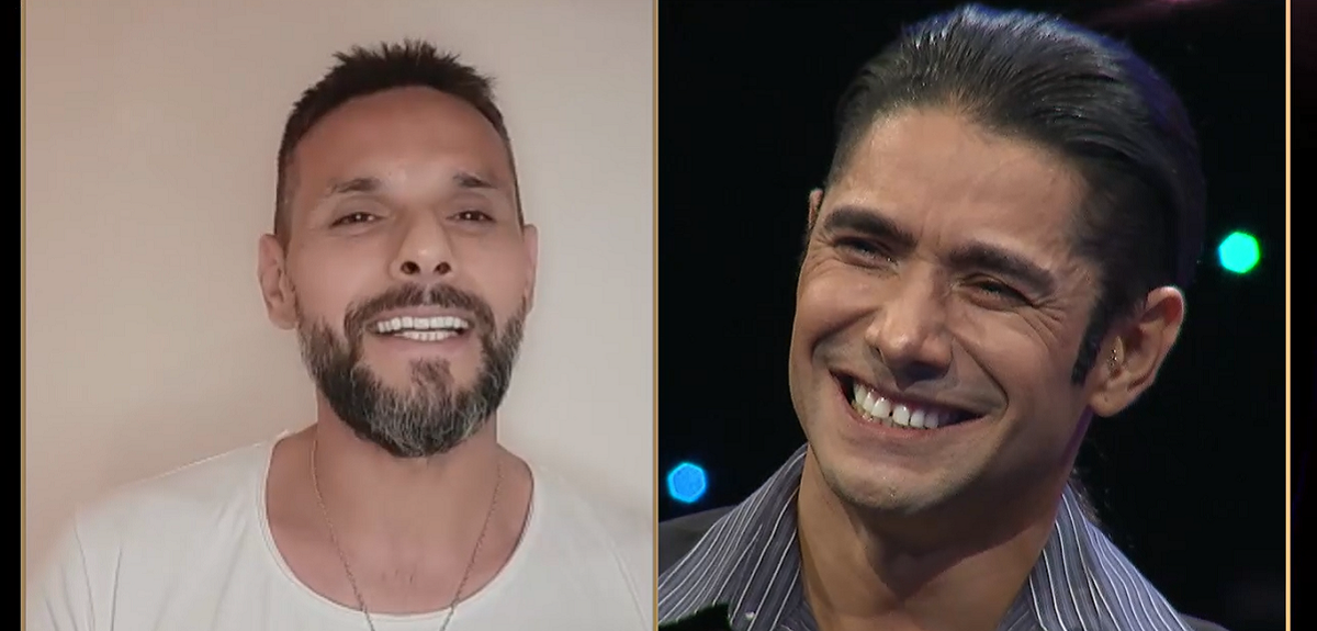 Miguel Garcés se emocionó al recibir saludo de su hermano Óscar en The Covers