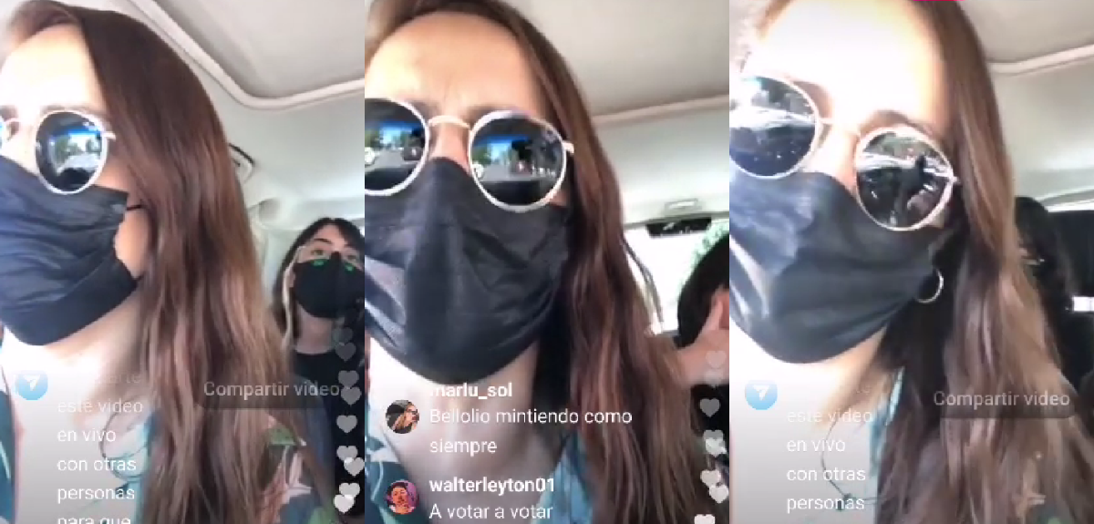 Natalia Valdebenito trasladó a votantes sin micro a sus locales: se encontró con periodista de Mega