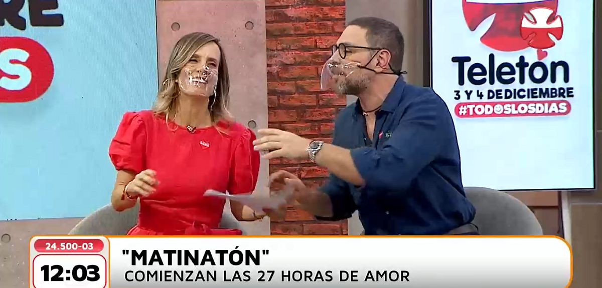 Broma de Julio César de Neme en Matinatón por sus pantalones