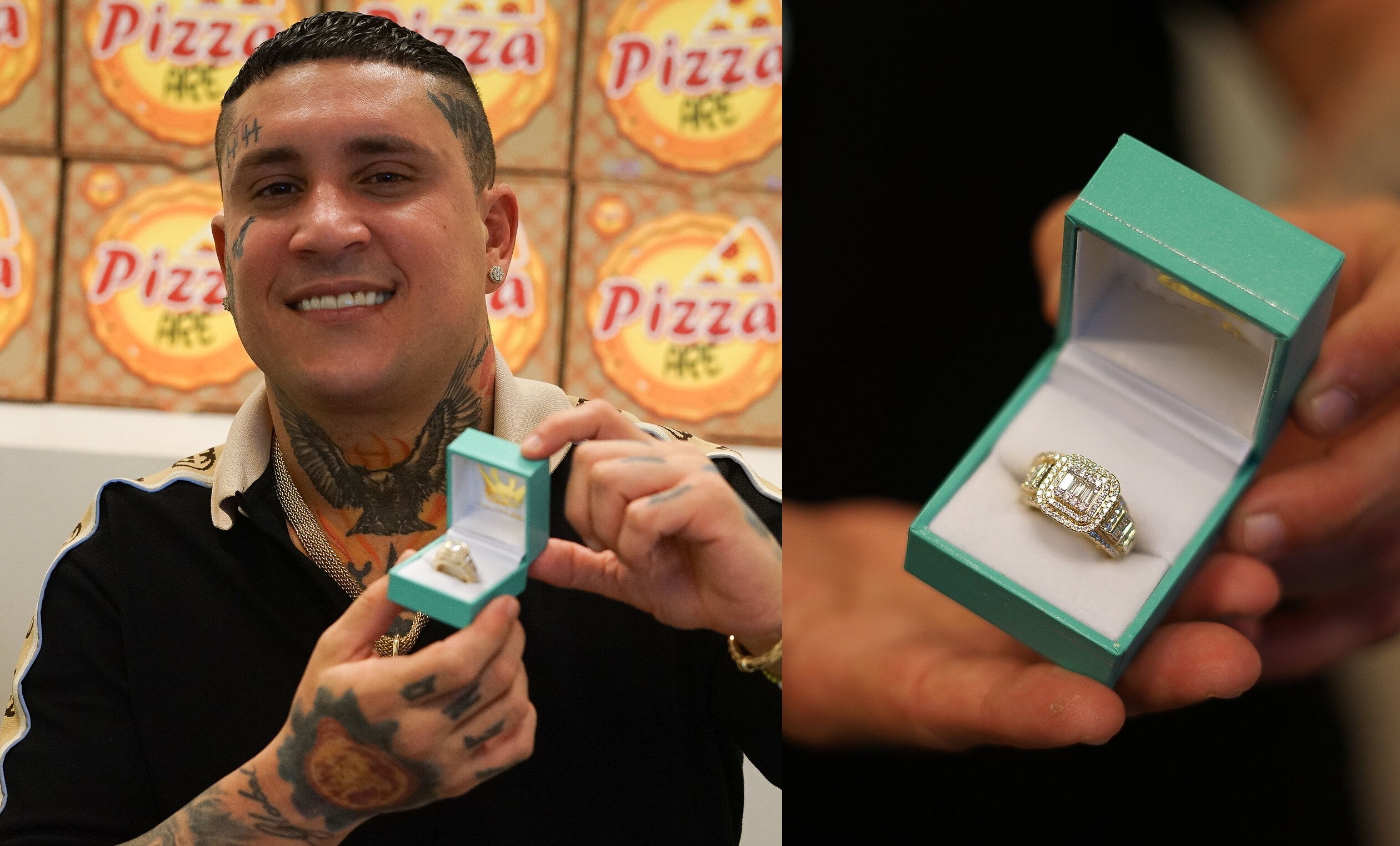 Osmani García anillo