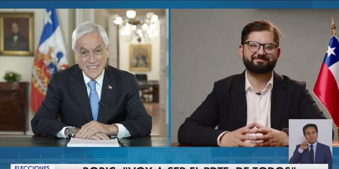 El distendido llamado de Piñera a Boric: 