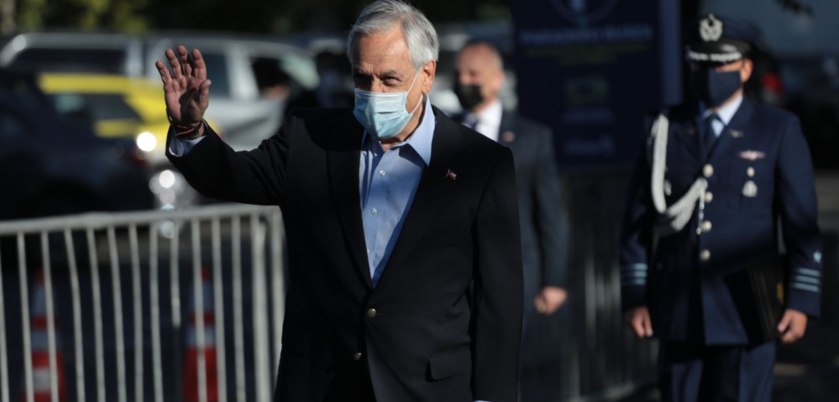 Presidente Piñera tras emitir su voto: 