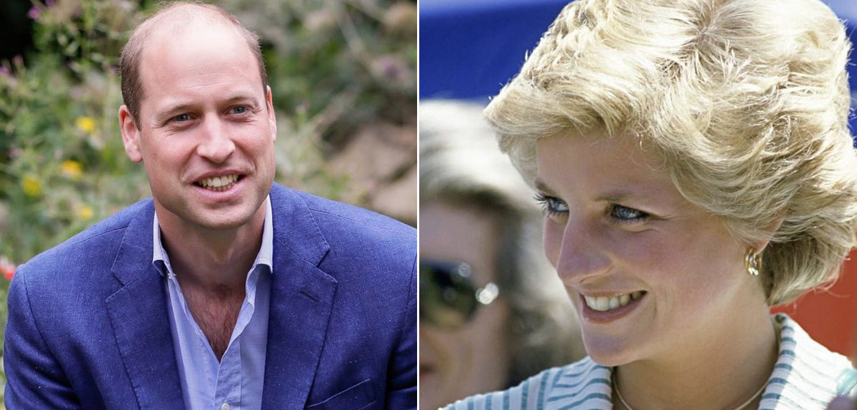 Príncipe William recordó a su madre y abuelo con antigua fotografía: 