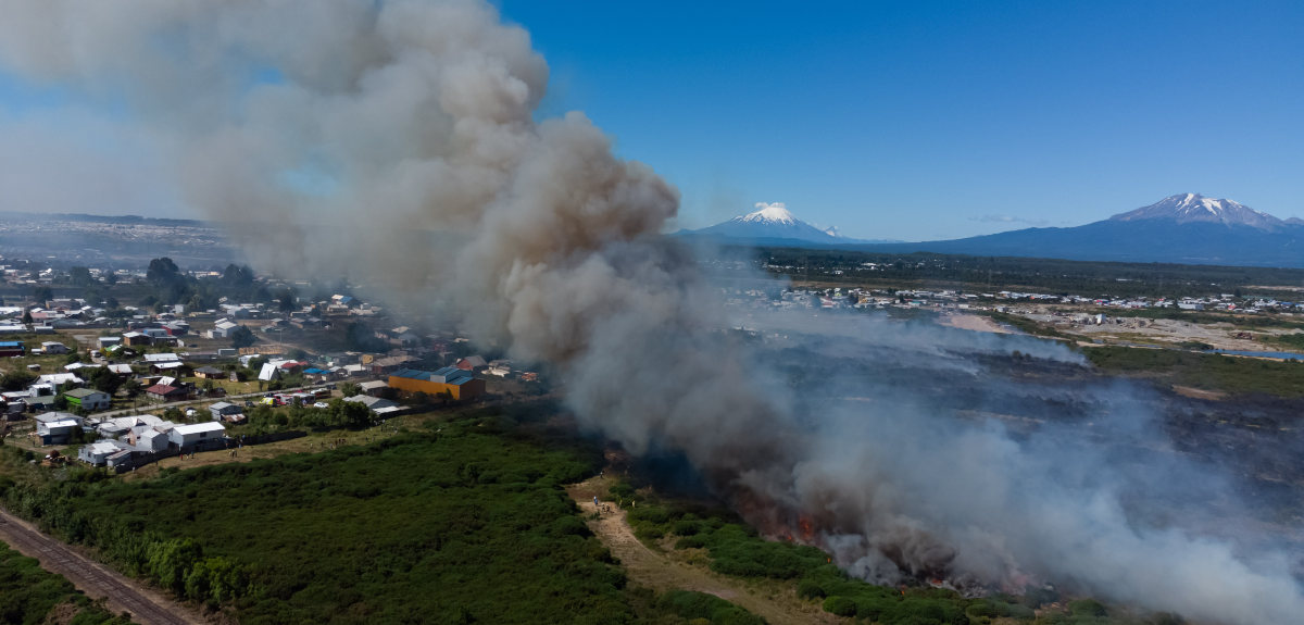Onemi confirma más de 4 mil hectáreas quemadas en O'Higgins, Ñuble, La Araucanía y Los Lagos
