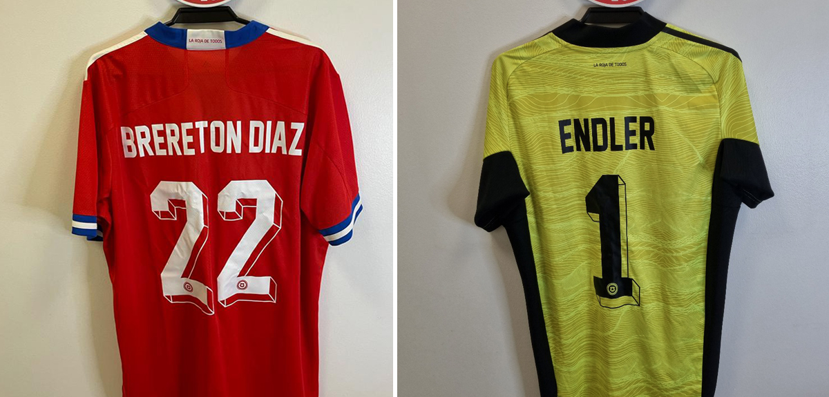 De Brereton, Sanchéz y Endler: conoce las camisetas que se rematan en apoyo a la Teletón