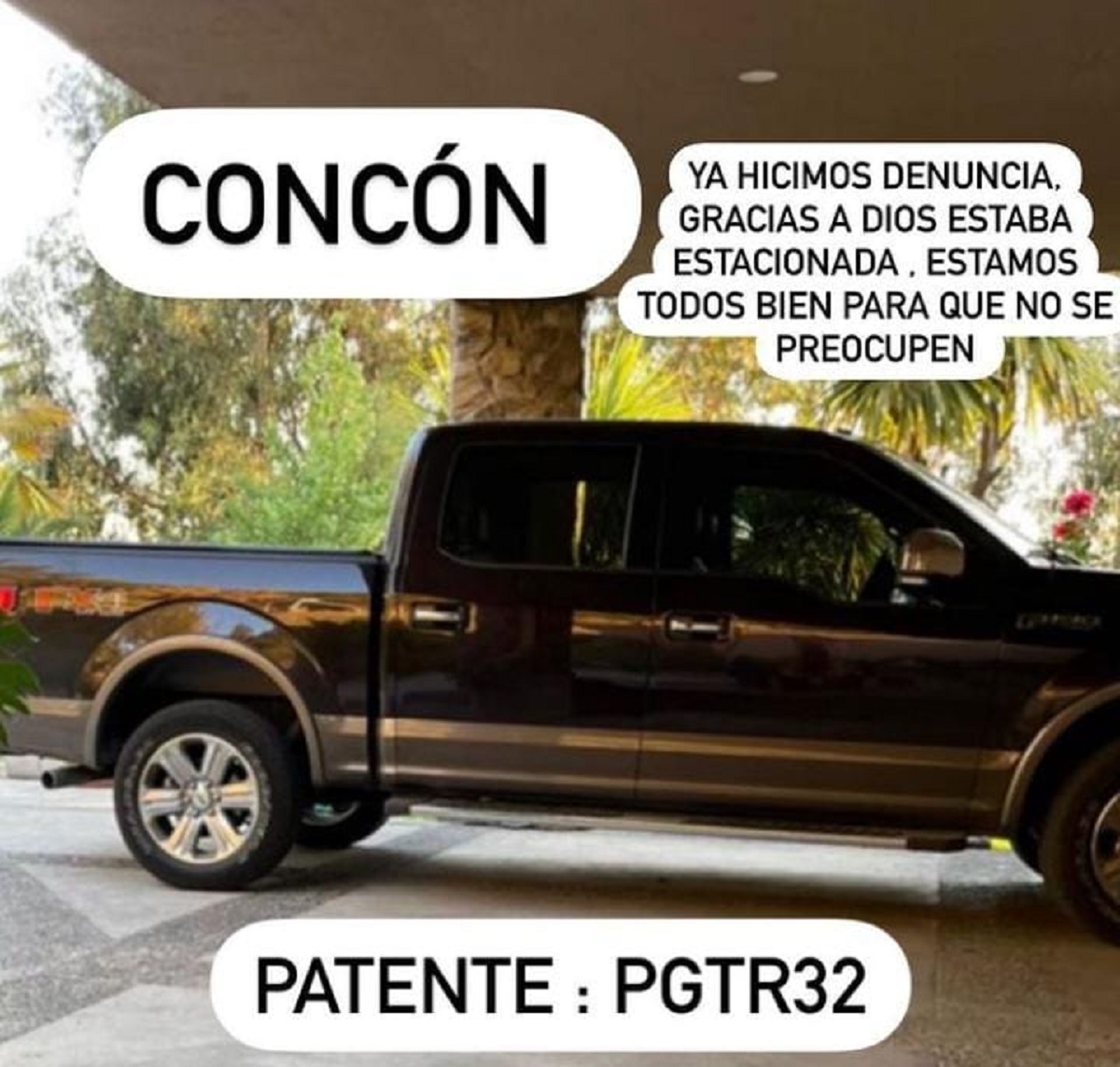 Joyce Castiblanco y Paulo Garcés sufrieron robo de su camioneta en Concón: "Les pido que me ayuden"