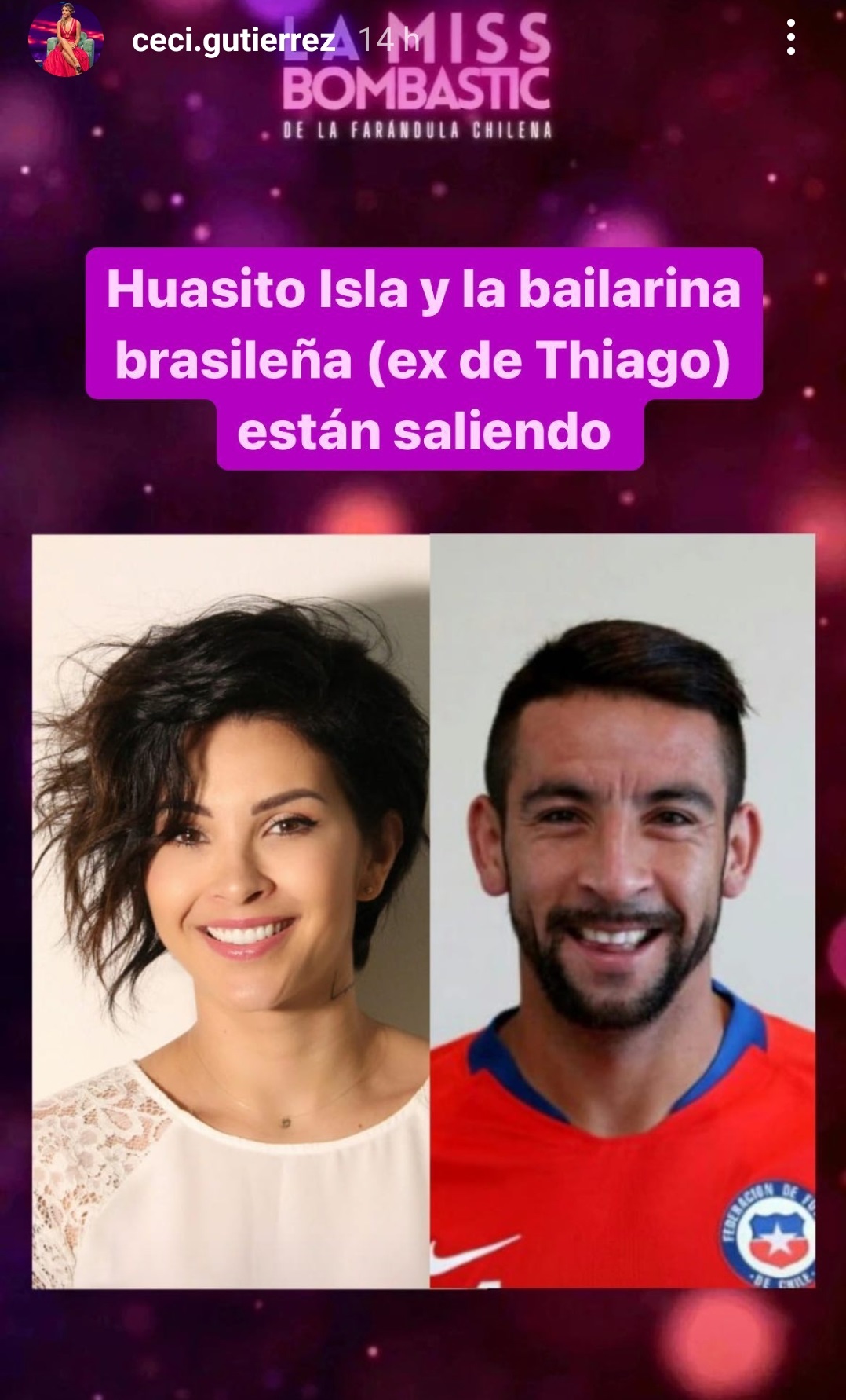 Thati Lira y Mauricio Isla