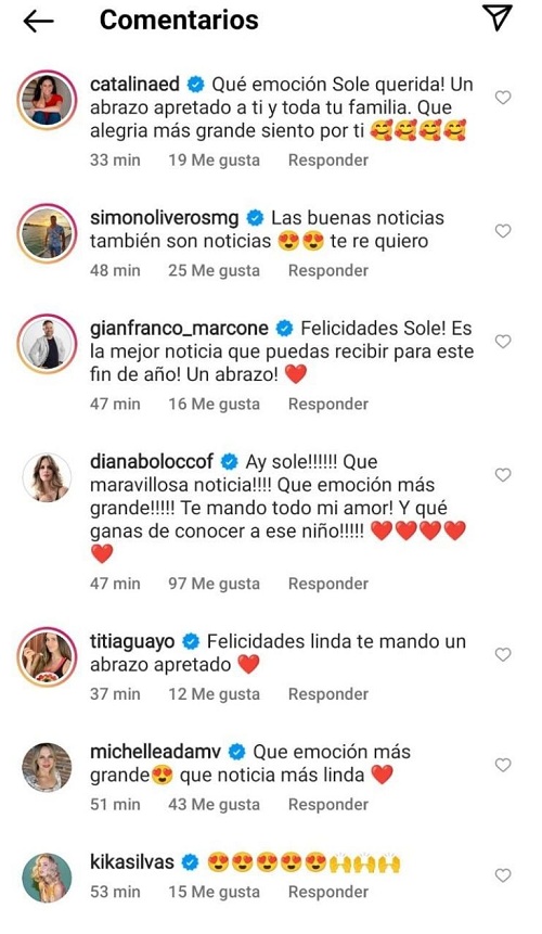 rostros reacciones embarazo sole onetto