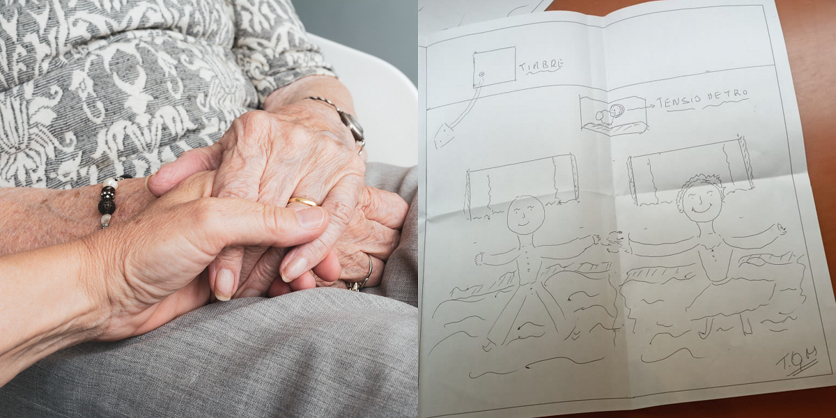 Tierna historia de amor de adultos mayores se hizo viral: se enviaban cartas a través de enfermera