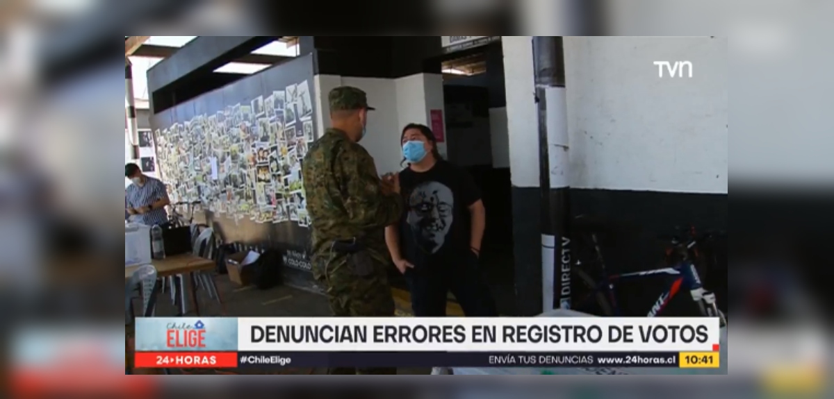 Vocal de mesa fue detenido por usar polémica polera de Jaime Guzmán: 