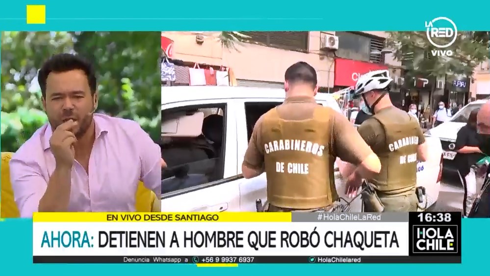 Hola Chile captó en vivo detención de mechero: explicación de ladrón indignó a conductores
