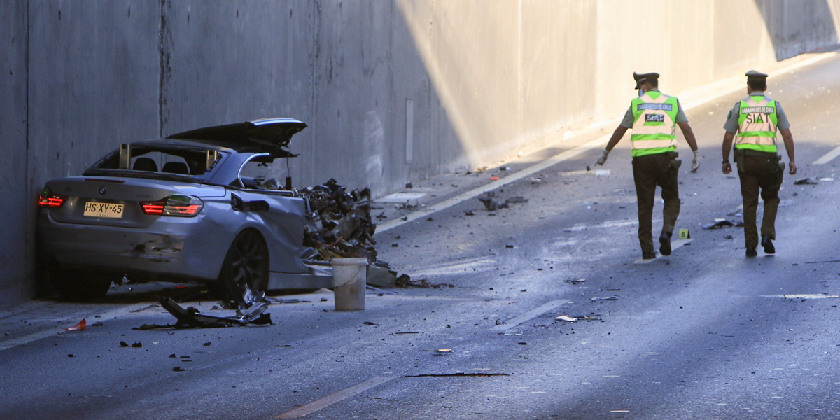 Firma mensual y arraigo nacional para chofer que iba sin licencia en fatal accidente en Vespucio Sur